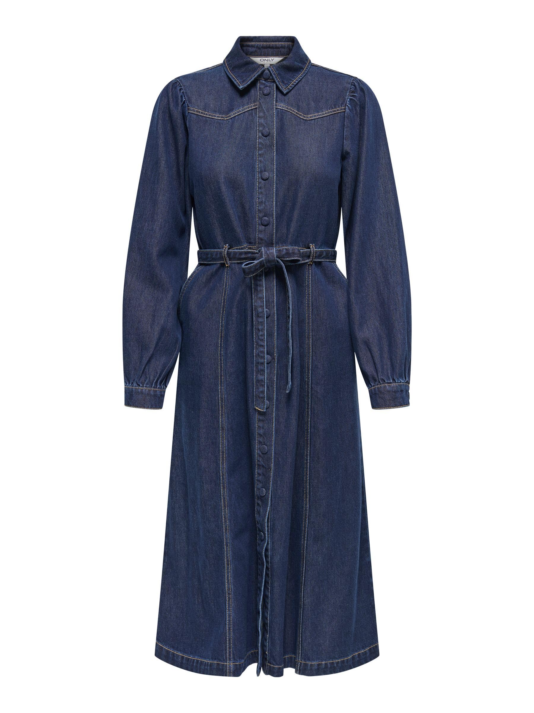 ONLY Female Jeanskleid ONLJULIE Midikleid