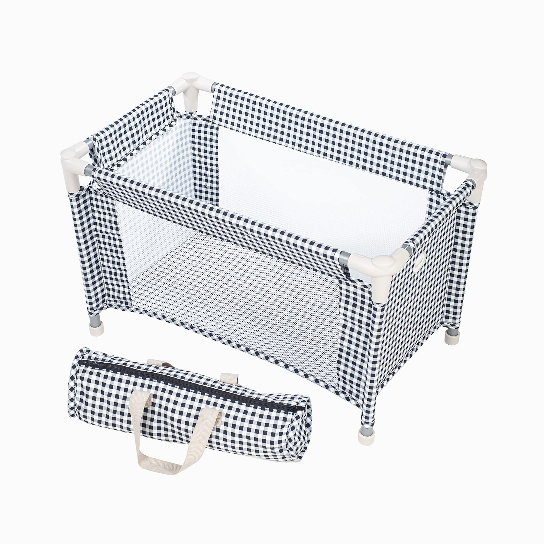 Cochecito Noa Con Ruedas Para Muñecas De 30-42 Cm – Plegable, Con Bolsa Y Canastilla, Para Niños Desde 3 Años (multicolor)