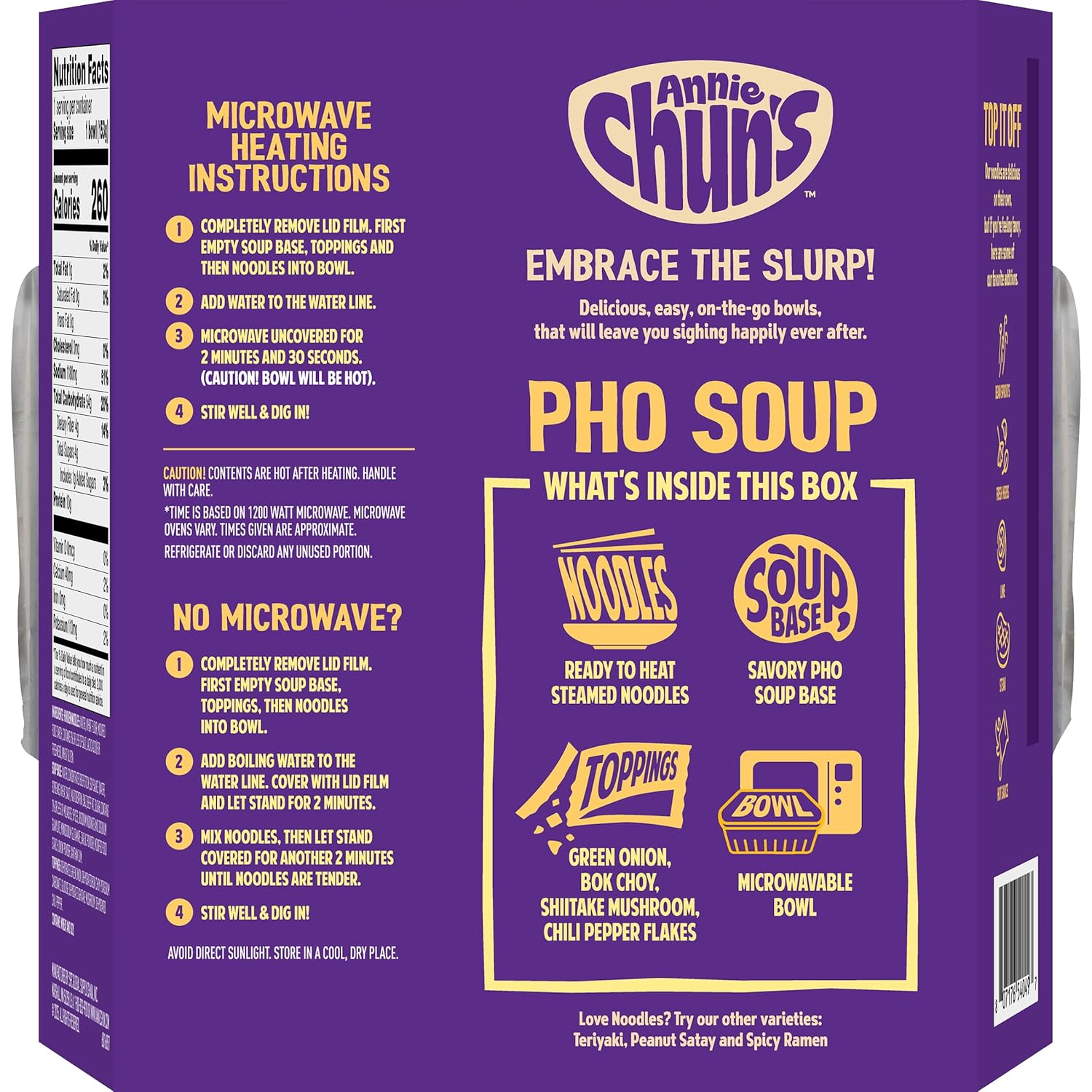 Annie Chun's Pho Soup Bowl, 5.4 oz (Pack of 6)