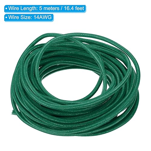 Vista 21 de PATIKIL Cable electrónico 11AWG de 16.4 pies, -30 a 392.0 °F, aislado, resistente a altas temperaturas, cable de silicona flexible eléctrico