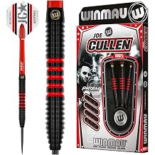 Winmau Joe Cullen The Rockstar | 23g & 25g | Professional 85% Tungsten Darts Set with Flights and Stems Shafts
