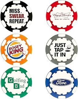 Golf Golf Ball Marker Poker Chips