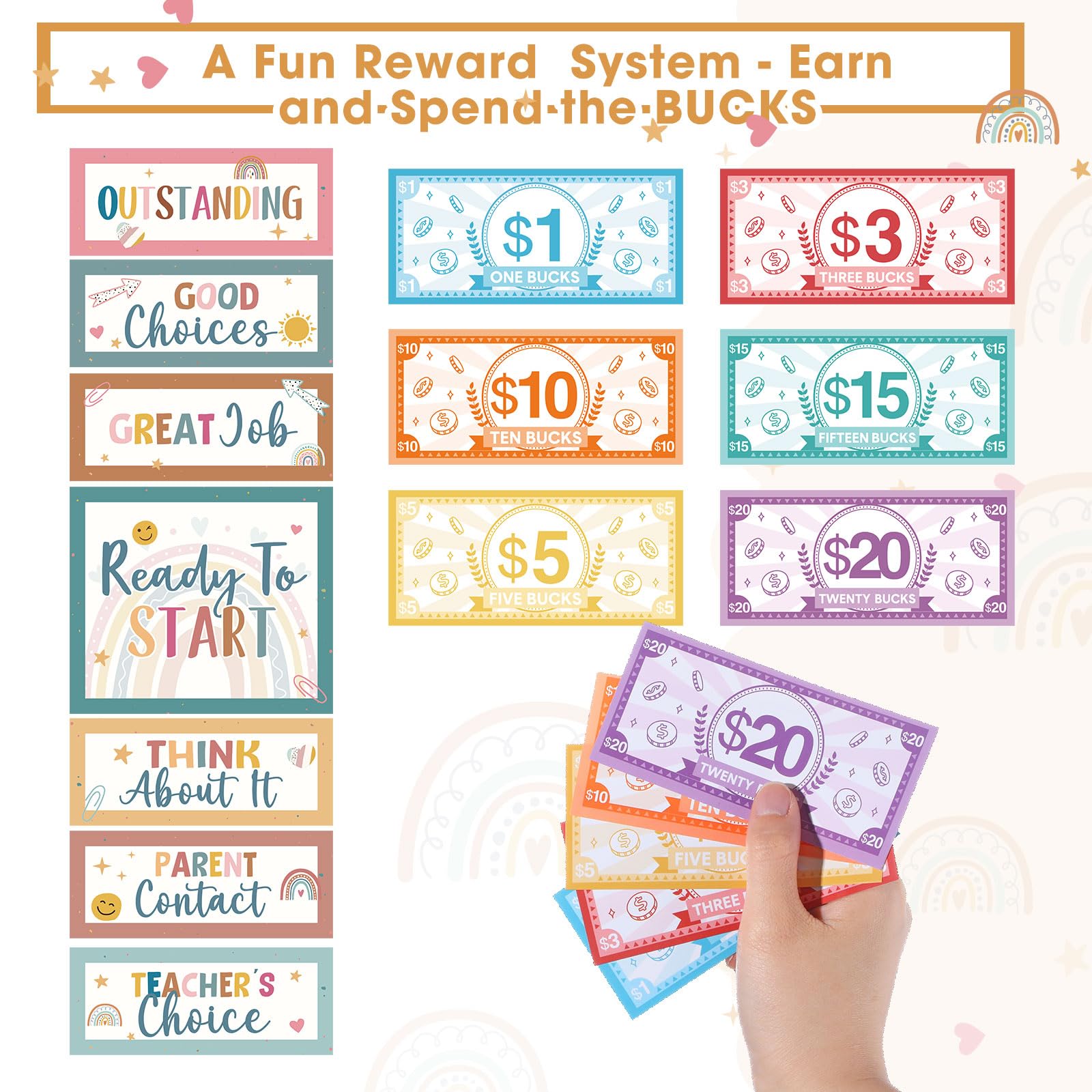 Snapklik.com : Pasimy 59 Pcs Student Behavior Clip Chart For Classroom ...