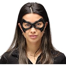 Black Cat Mask Fur Gloves Halloween Costume Cosplay Felicia Hardy PVC Body Suit Batgirl Comic Con