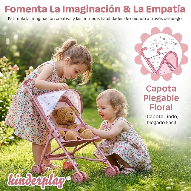 Foto 7 de 8 de Cochecito de muñeca Kinderplay de Aluminio Ligero