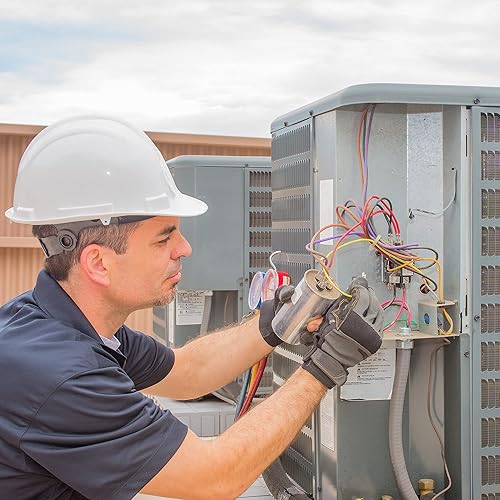 Miniatura 8 de 705 MFD uF 370440V CBB65 Condensador redondo de doble carrera para motor de CA, condensador HVAC, reemplazo de aire acondicionado, bomba de calor,