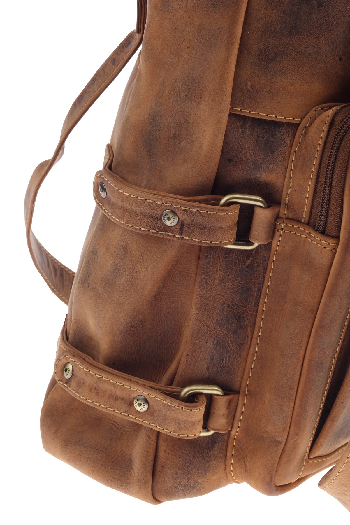 Greenburry Vintage Shopper Braun große Henkeltasche 38x8x32cm