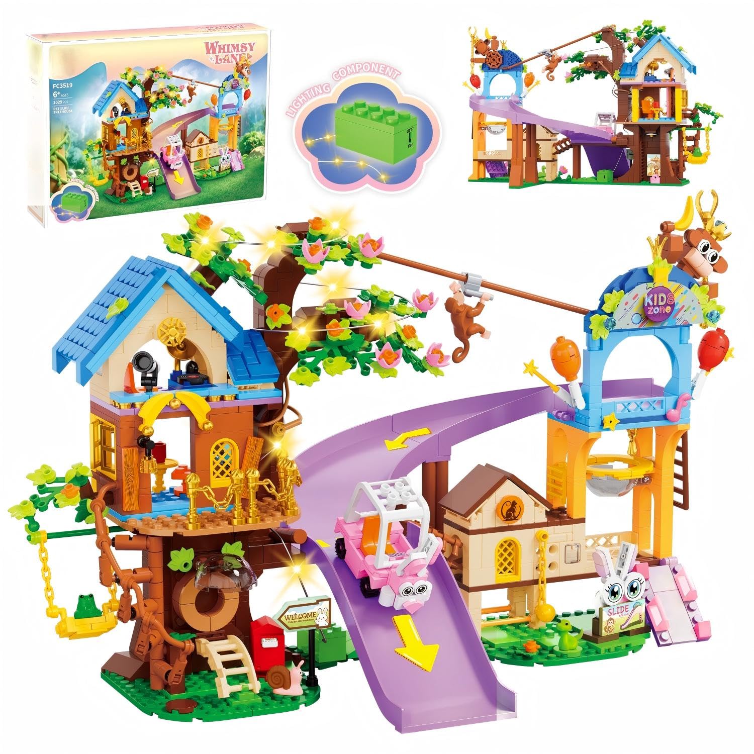 Girls Tree house Building Set compatible with Lego Friends