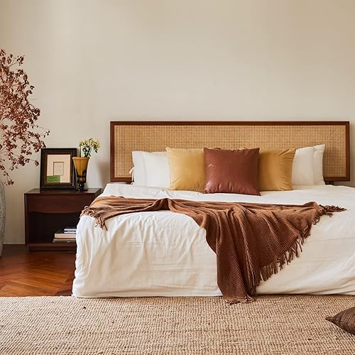 Miniatura 3 de lifein Manta suave de felpilla de punto para sofá, suave y bohemio, acogedora manta de felpilla de punto marrón para cama, silla, sofá, decoración