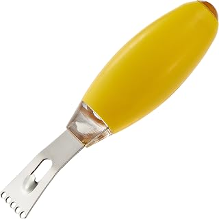 Tefal K2080514 Fresh Kitchen - Rallador de cítricos, Acero Inoxidable, 13,4 x 3,2 x 3,2 cm, Color Amarillo.