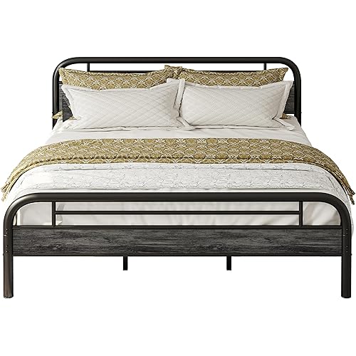 LIKIMIO California King Bed Frames, Platform Bed Frame King