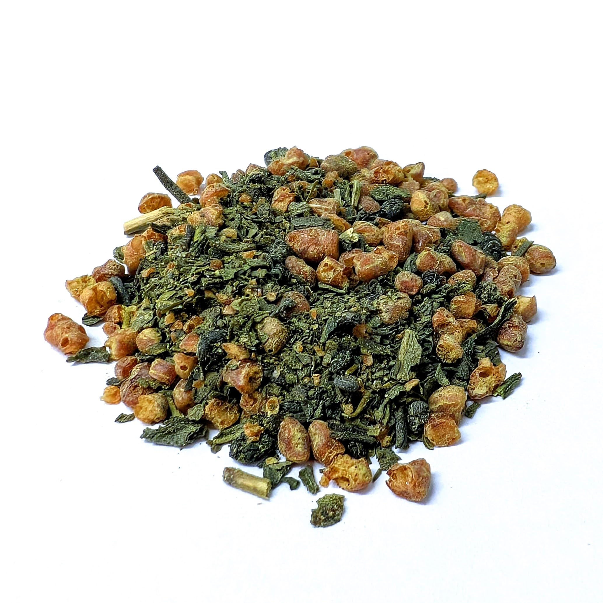 Organic Japanese Matcha Brown Rice Tea Matcha Genmai-Cha 10 Tea Bags by Tea Kitamura Small Batch — view 2