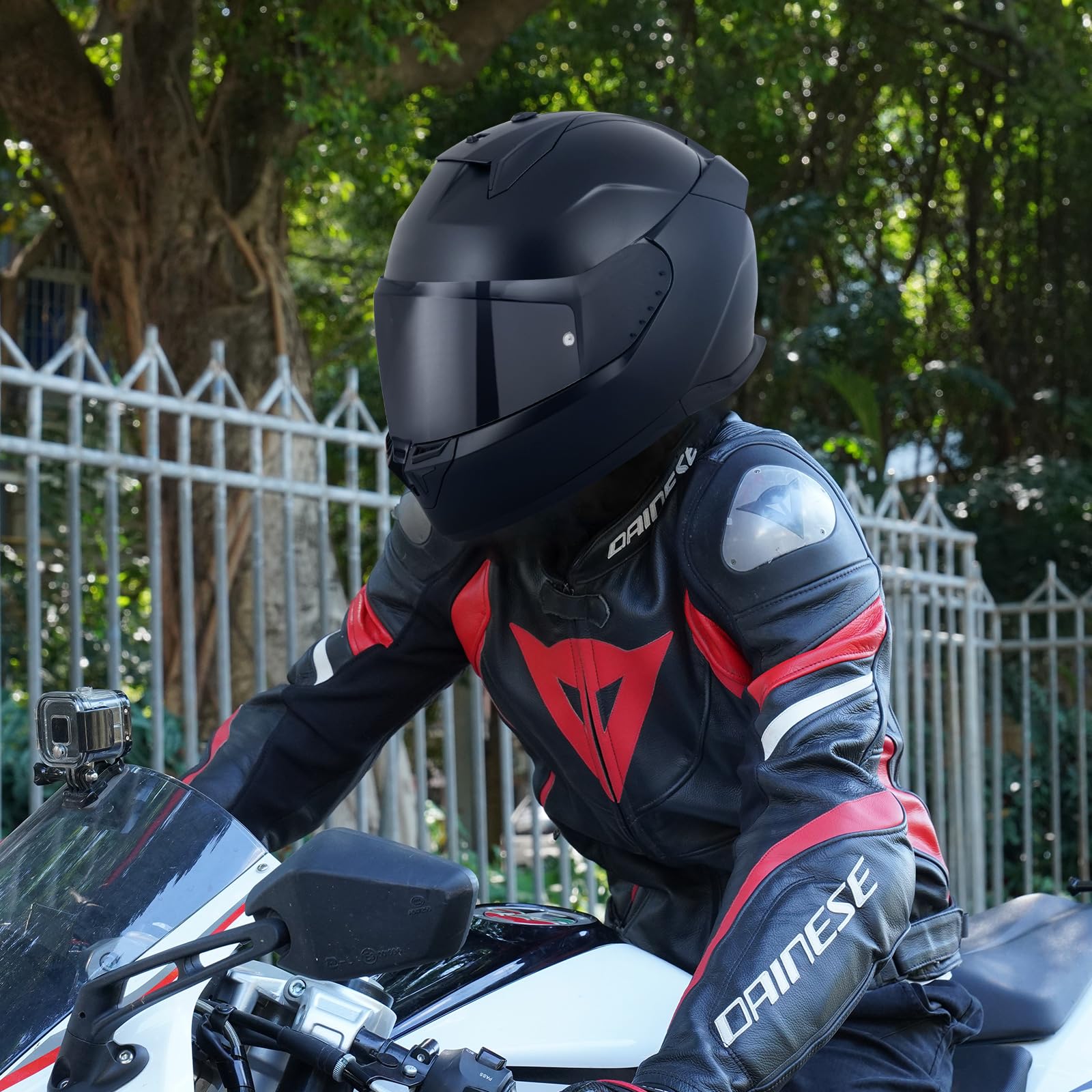 Helmvisier für SKWAL i3/RIDILL 2/ D-SKWAL 3,Motorradhelm Visier,Motorrad Windschutz Helm Objektiv Visier,Integralhelm Visier UV-Beständig,Motorradhelm Visier Ersatz (Schwarz)