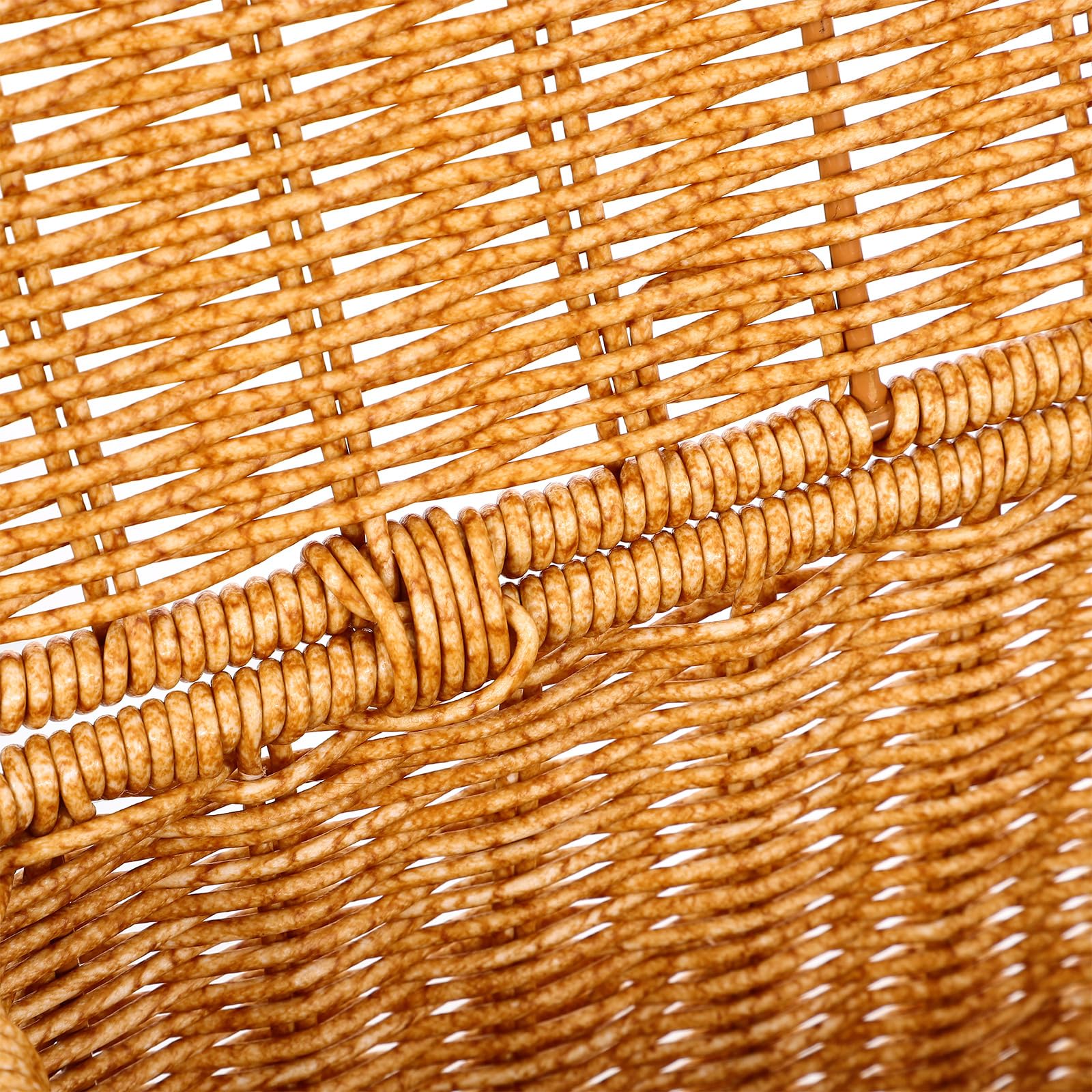 Alipis Revistero De Pasto Marino Tejido Revistero De Mimbre Natural Porta Periódicos De Mimbre Rectangular Organizadores De Juguetes De Ratán Contenedor De Almacenamiento Decorativo Para