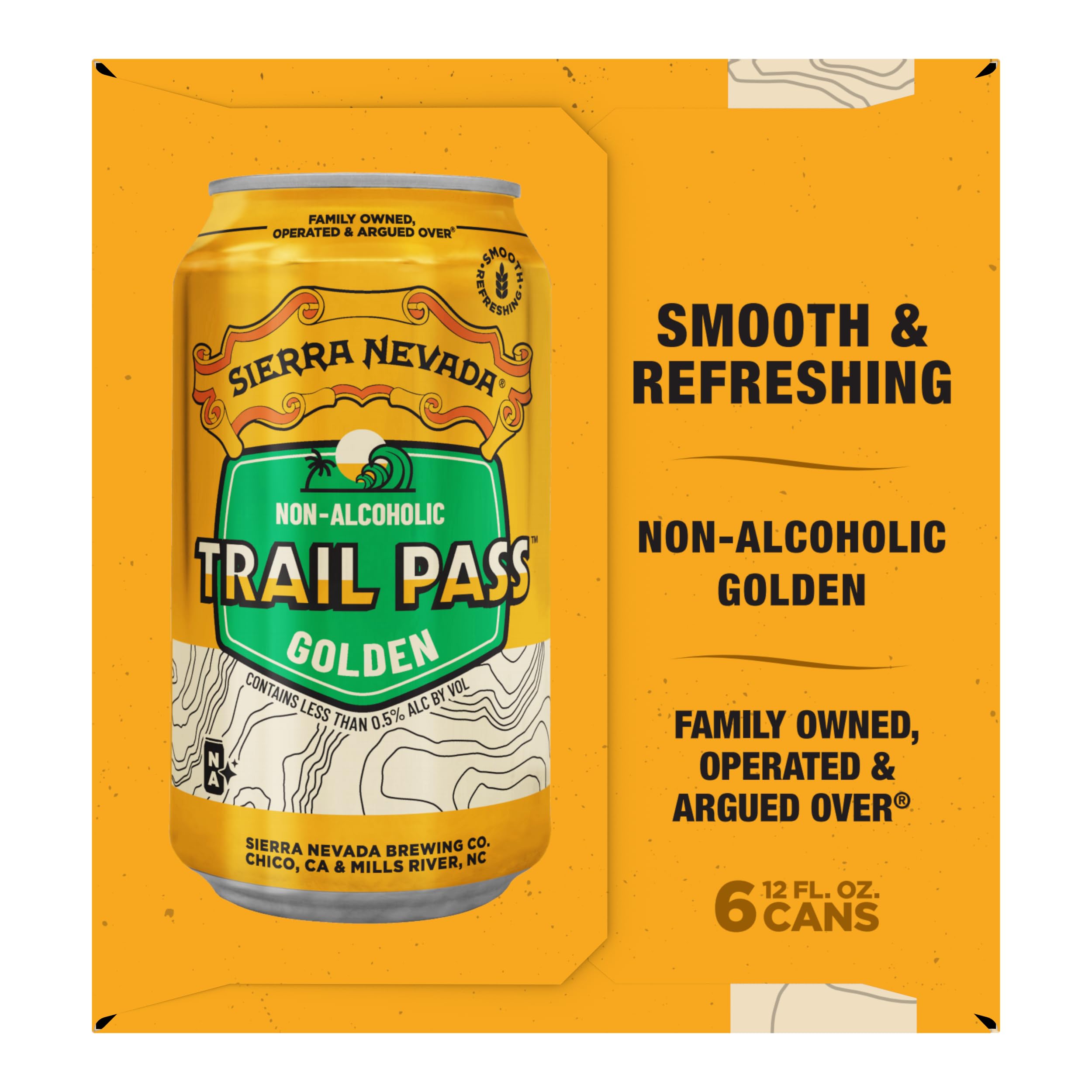 Sierra Nevada, Non-Alcoholic Golden, 6 Pack, 12 Fl Oz Cans