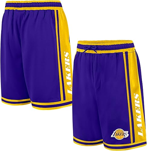 Ultra Game Pantalones cortos de baloncesto de ajuste clásico oficial de la NBA para niños, color del equipo