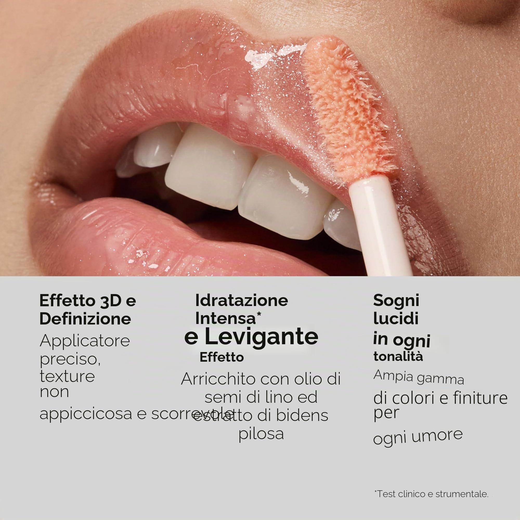 KIKO Milano 3D Hydra Lipgloss 17 | Lucidalabbra Effetto 3D Idratante e Volumizzante, Gloss Labbra Luminoso con Finish Brillante e Comfort Estremo