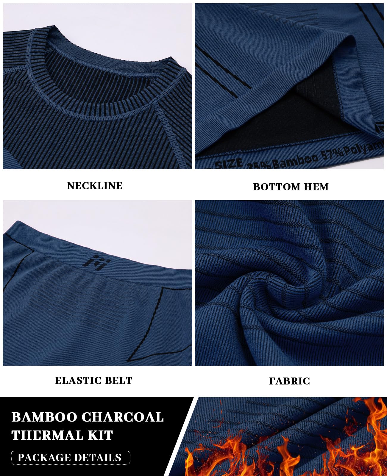 MEETWEE Intimo Termico Donna Maglia Calda Intima Termica da Donna Pantaloni Caldi da Donna Essiccazione Rapida Il Set di Abbigliamento Termico Femminile è Adatto per Sport all'aperto