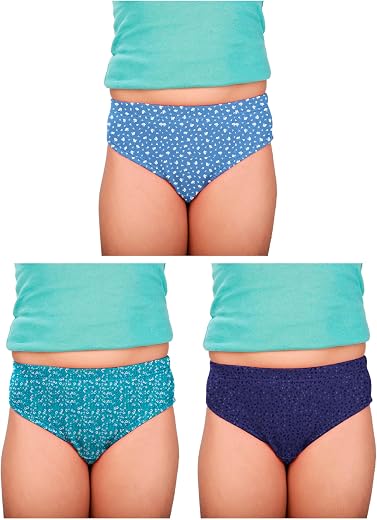 ALBA IRIS Girls Cotton Panties Soft Breathable Stretchable Underwear for Kids, Comfortable Everyday Innerwear, Skin Friend...
