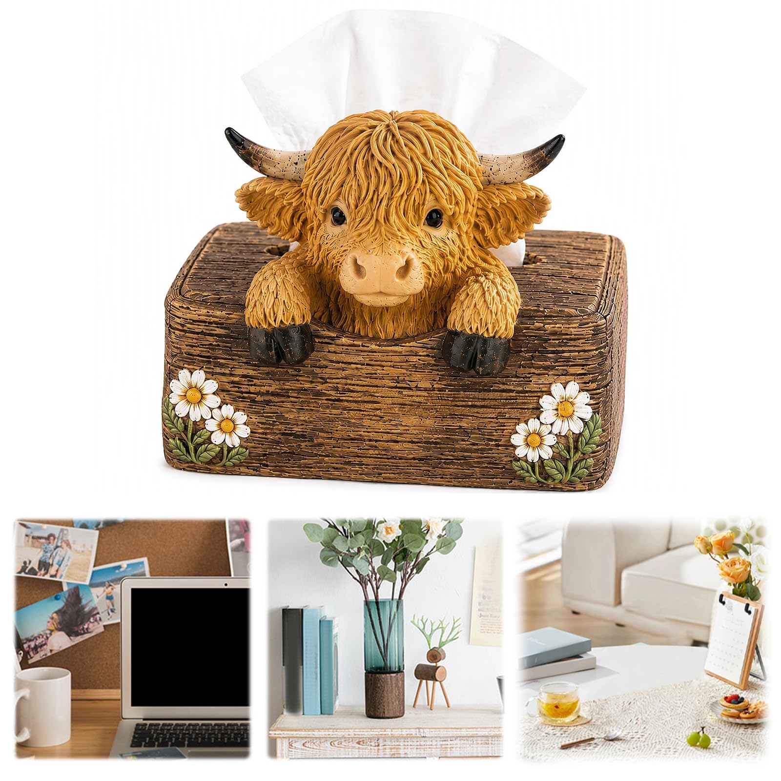 Generic Highland Cow Sale & Pepper Shaker Set per Farm (2pcs)