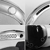 Vista 5 de SOULWIT Funda protectora de TPU para auriculares Apple Vision Pro VR, accesorio protector de pantalla duradero y delgado, sin afectar los escaneos