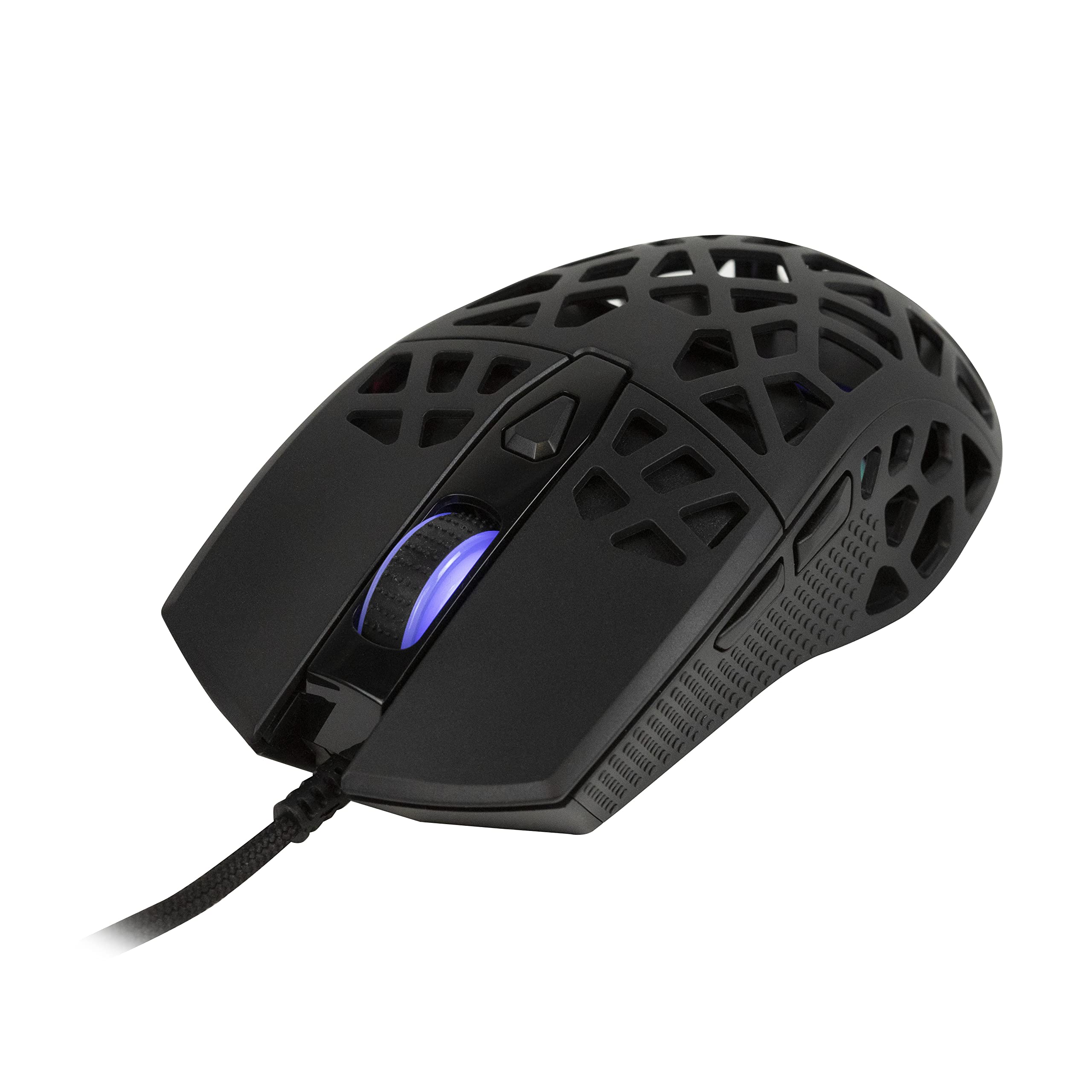Konix Drakkar Souris Gaming Filaire Aegir Ultra Light 70 g pour PC - 7 Boutons - 7 Niveaux DPI - Rétroéclairage LED Arc-en-Ciel - Noir
