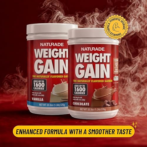 Miniatura 3 de Naturade All-Natural Weight Gain - Mezcla de bebidas de nutrición instantánea chocolate 203 onzas