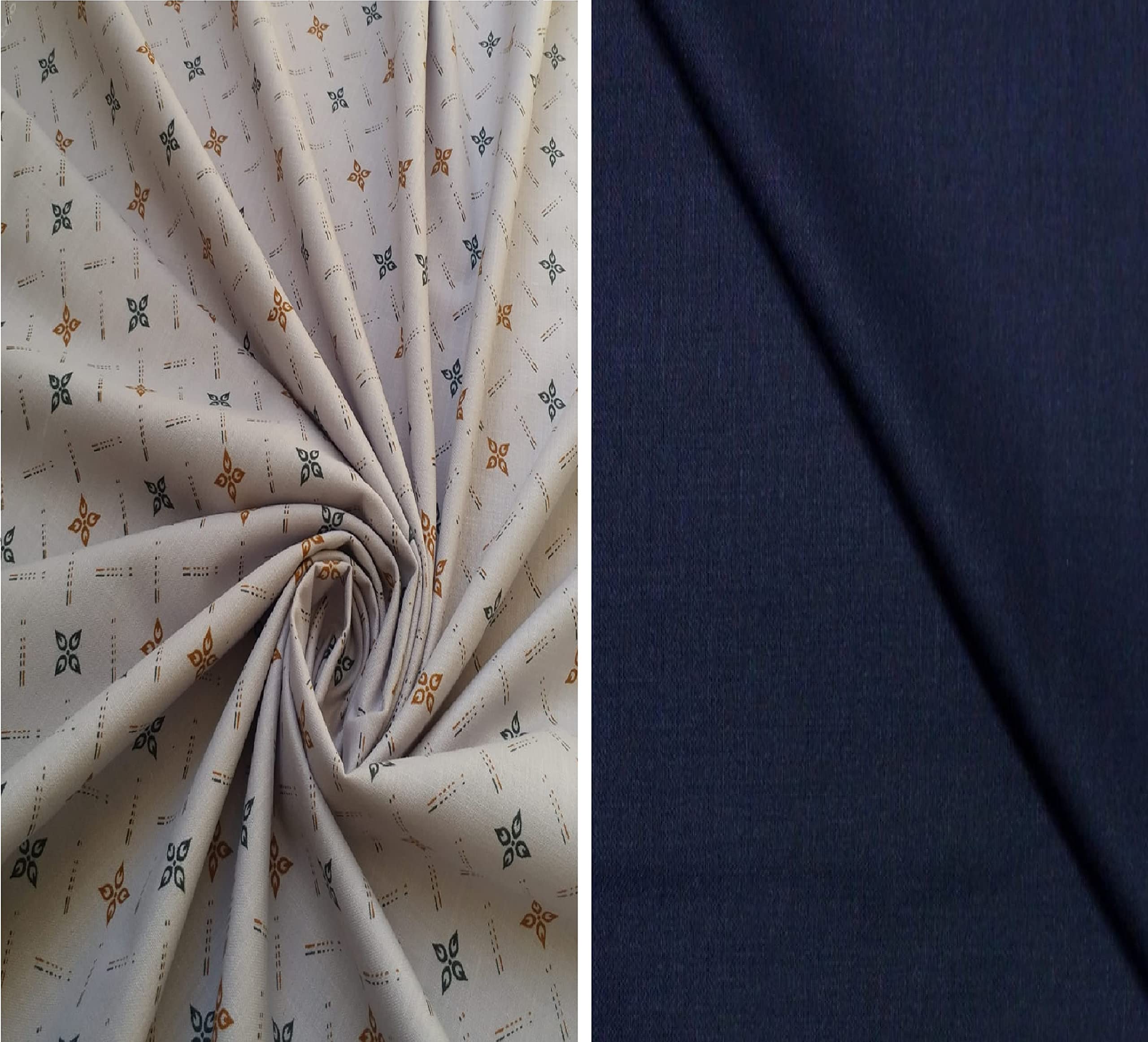 Pri & Su CottLinns Combo of Cotton Floral Shirt 500012 & Trouser 90004-picture-39