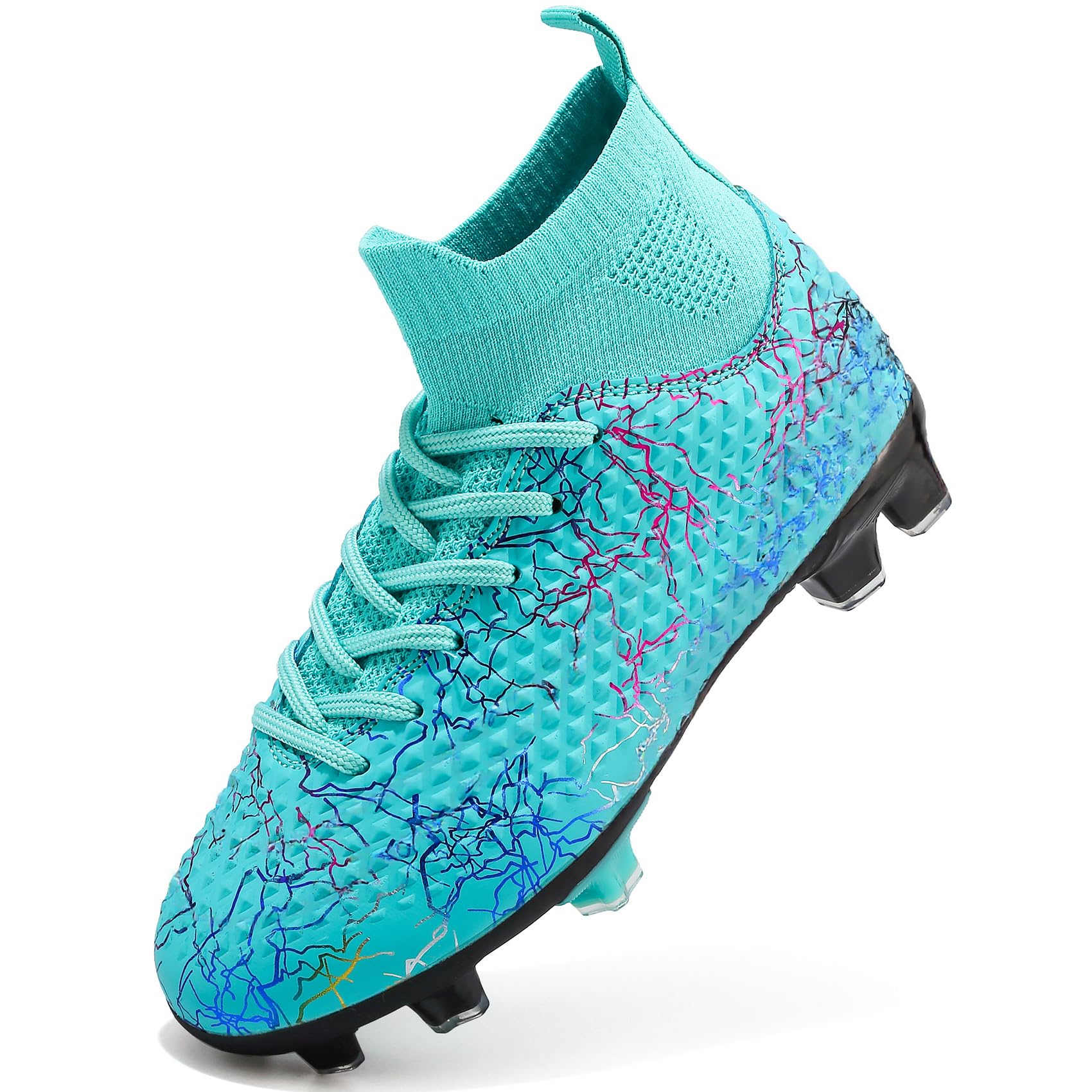 PiDaGlobal Scarpe da Calcio Bambini e Ragazzi Tacchetti da Professionali attività all'aperto Scarpe per Competizioni e Allenamento Scarpe da Calcetto per Adolescenti