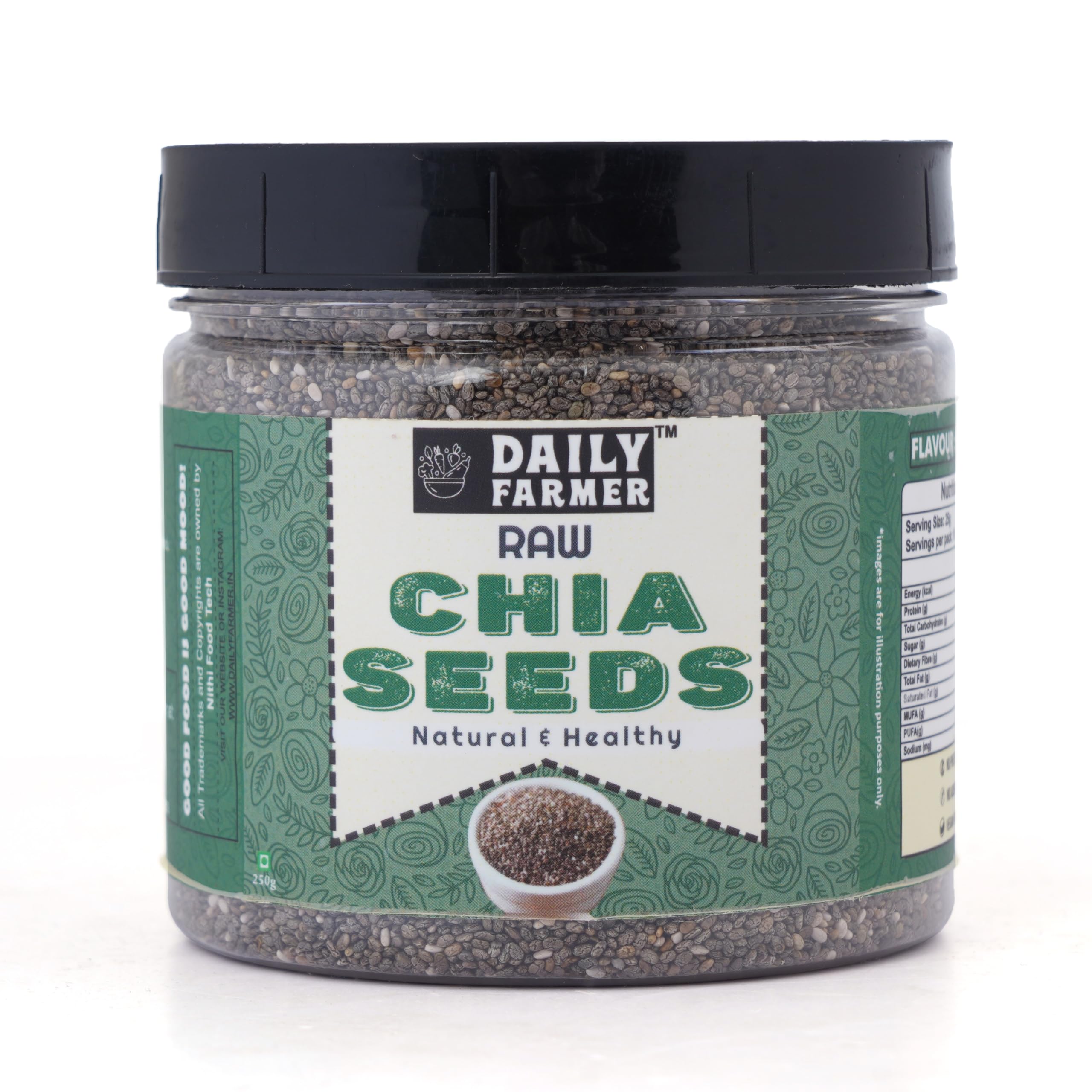 See full amazon price history chart for Daily Farmer Raw chia Seeds 200g | Omega 3 seeds | Non-GMO | Seeds for weight loss | High in Anti-oxidants | Rich in Protein and Fiber | Diet Food (Pack of 3) Daily Farmer Raw chia Seeds 200g | Omega 3 seeds | Non-GMO | Seeds for weight loss | High in Anti-oxidants | Rich in Protein and Fiber | Diet Food (Pack of 3) (B0CJ58QSLZ) Amazon Price History, Amazon Price Tracker