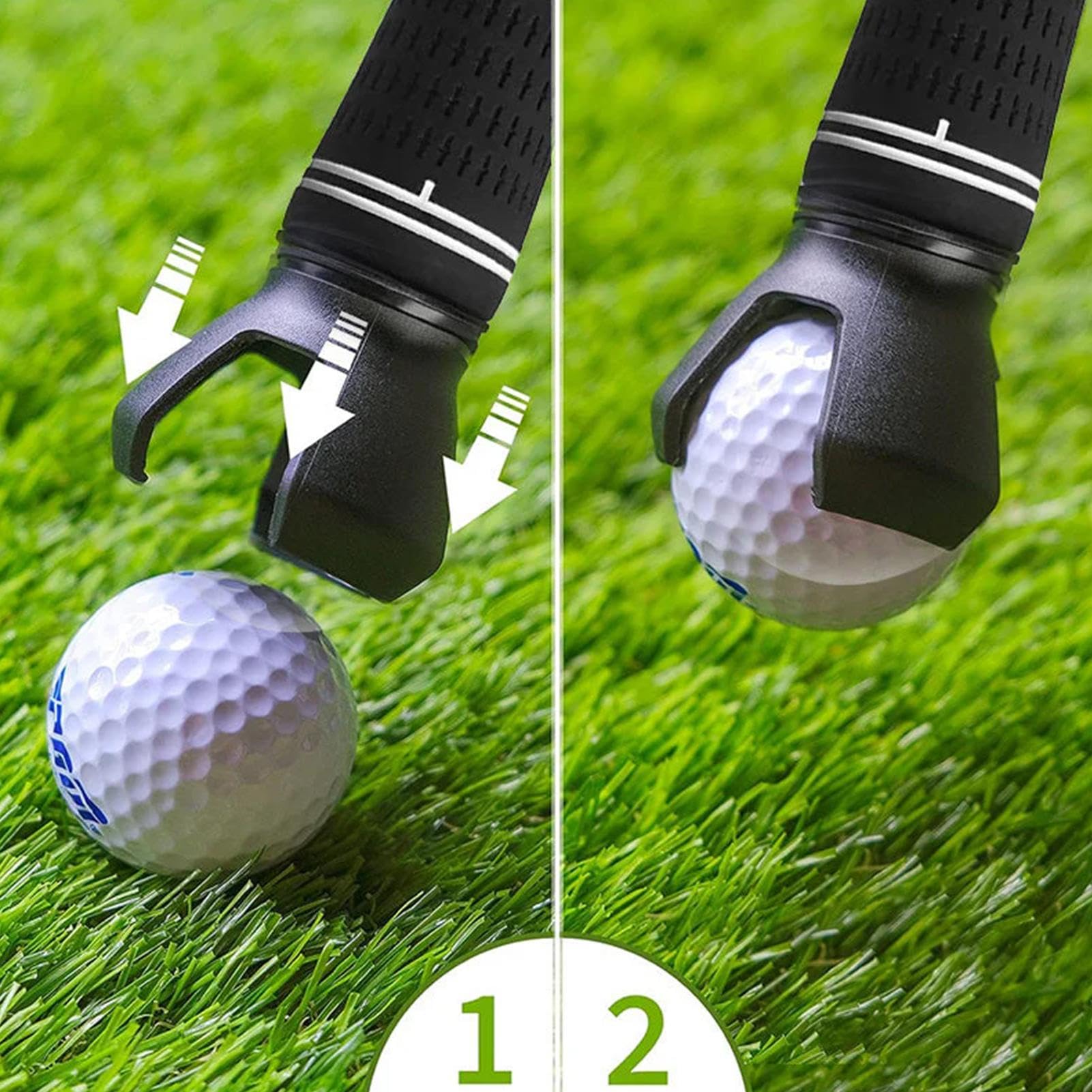 Recuperador de Pelotas de Golf, Agarrador de Ventosa, Herramienta Portátil para Recoger Pelotas