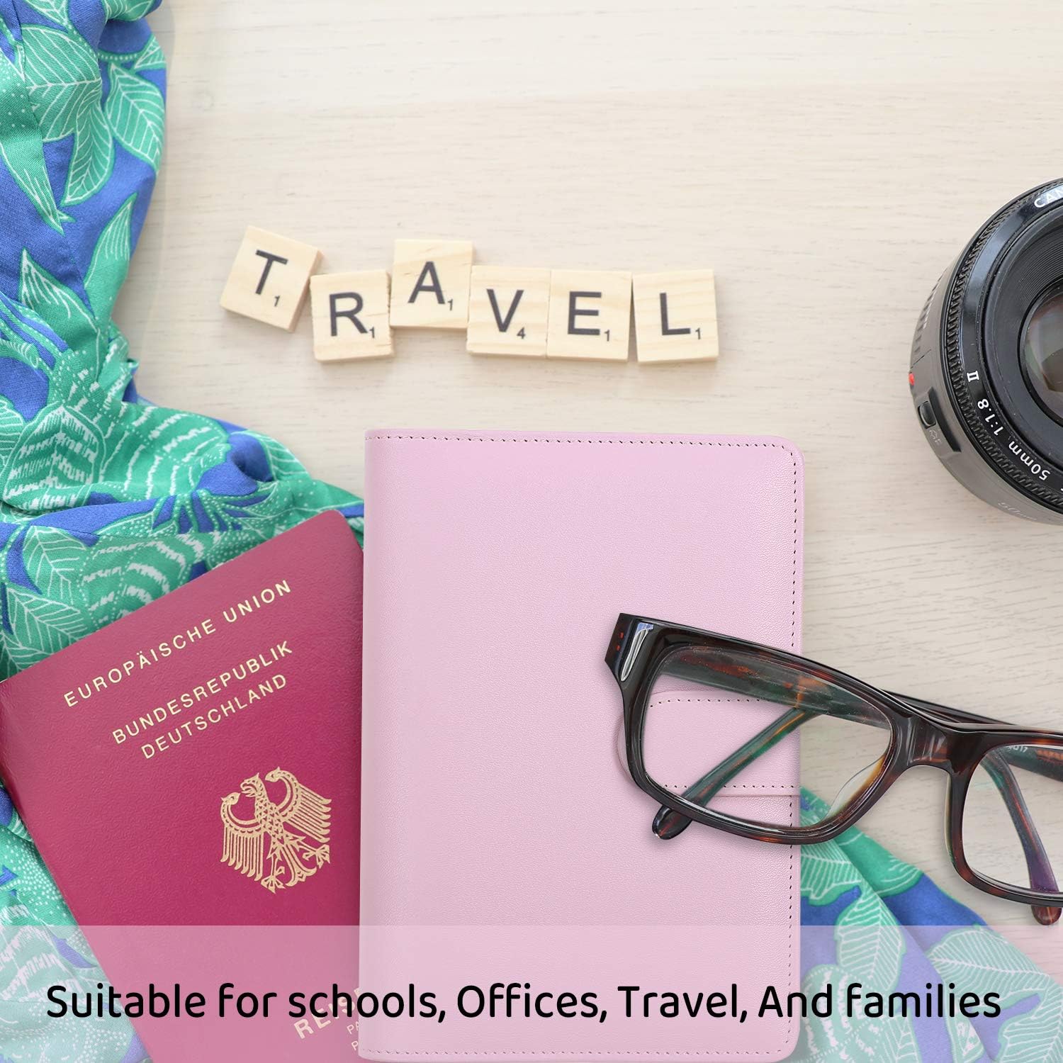 SKYDUE 12pcs Clear Plastic A6 Binder Envelopes with PU Leather 6 Ring Binder,Waterproof Cash Budget Envelopes System with Label Stickers : Office Products