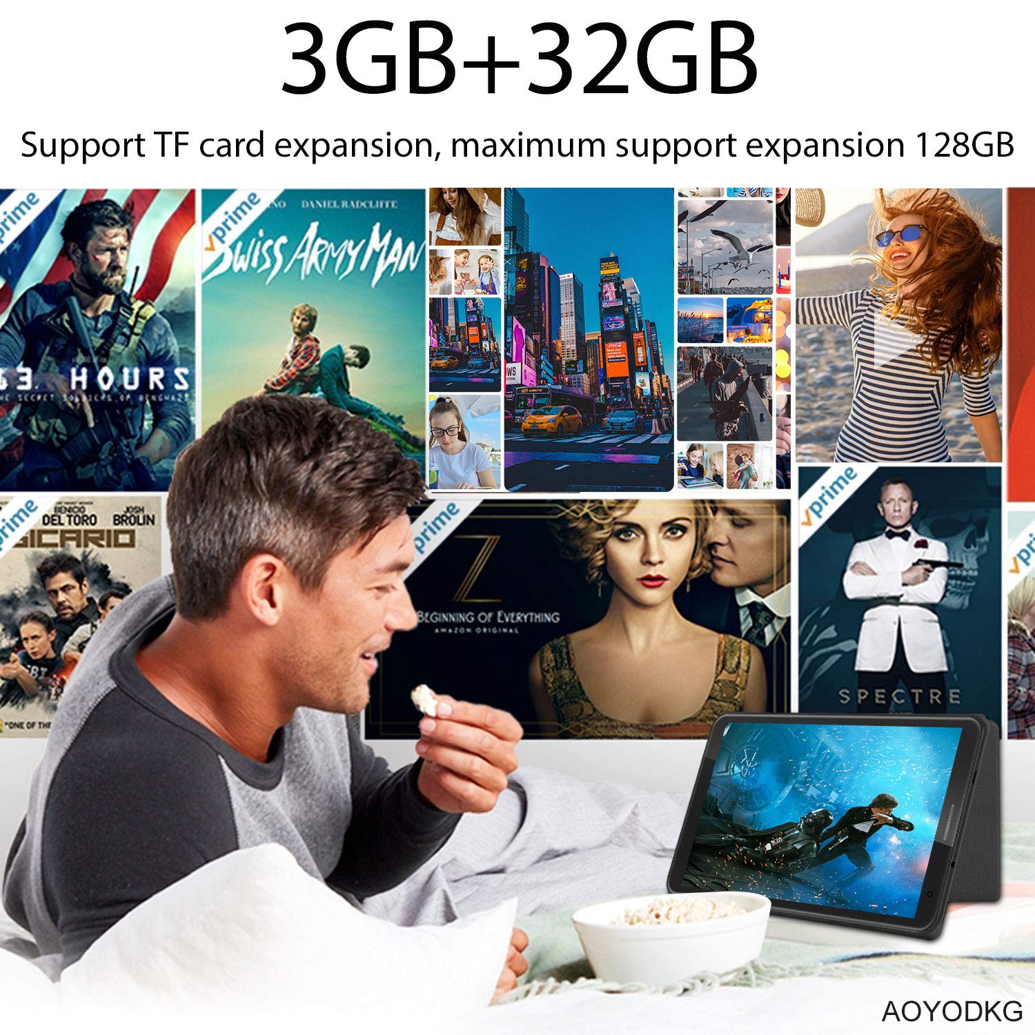 AOYODKG H6 8インチ タッブレト ホワイト Amazon.co.jp: タブレット 8インチ Android 10.0 リーディング
