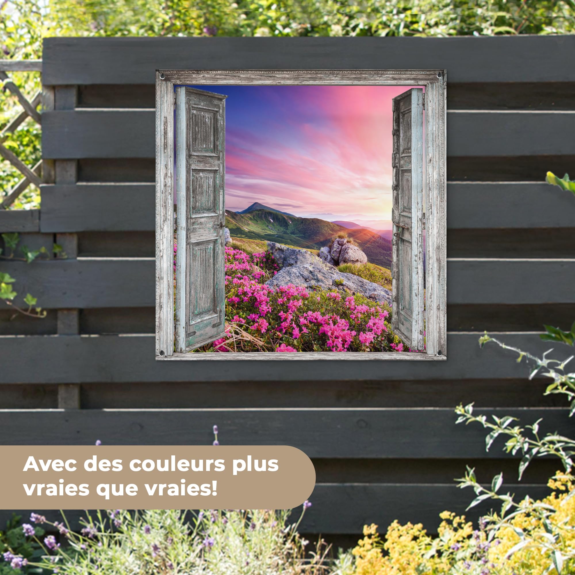 MuchoWow© Deco Jardin Posters Décoratifs Extérieur Terrasse Mur Déco