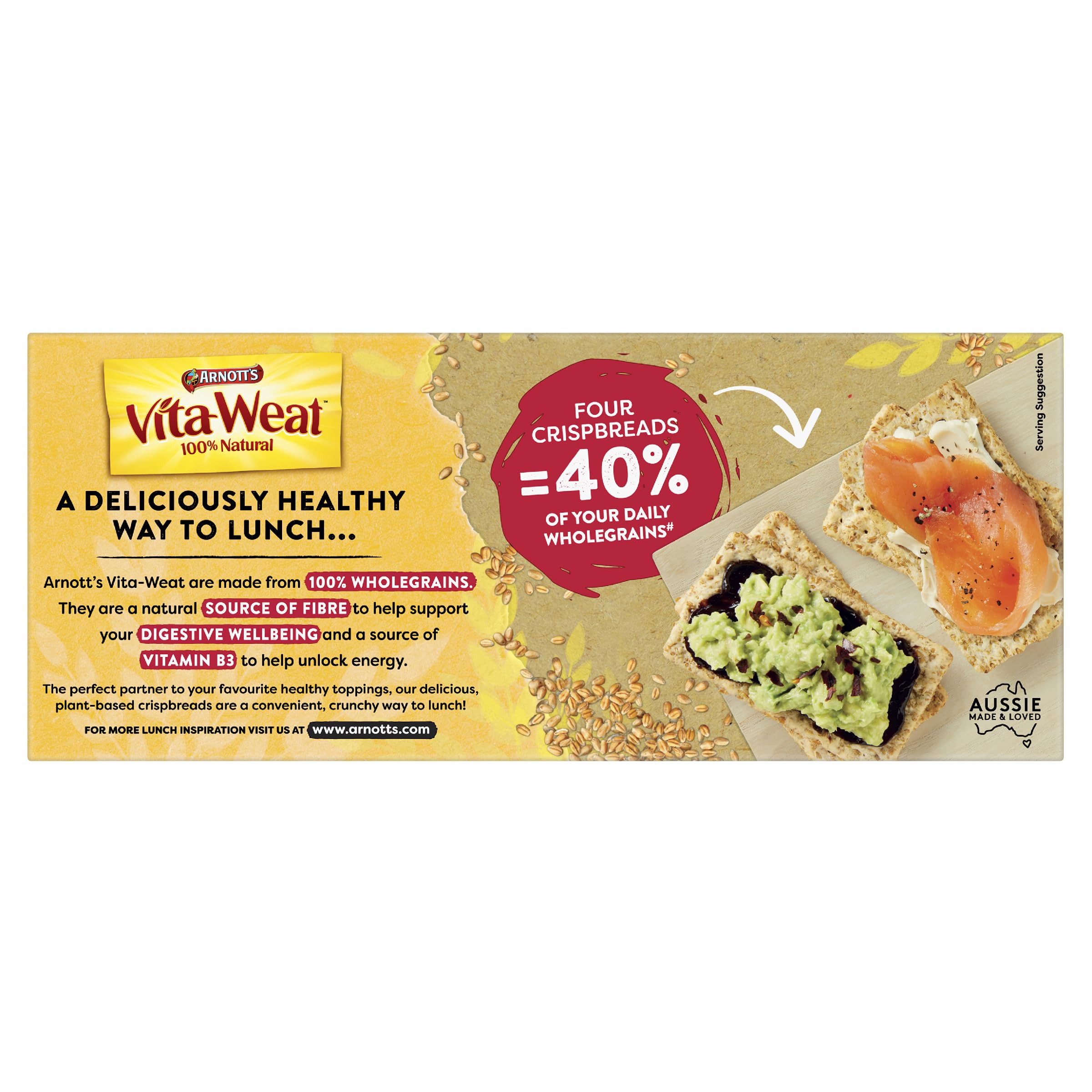 Australian - Arnott's Vita-weat Original 100% Natural 250g.