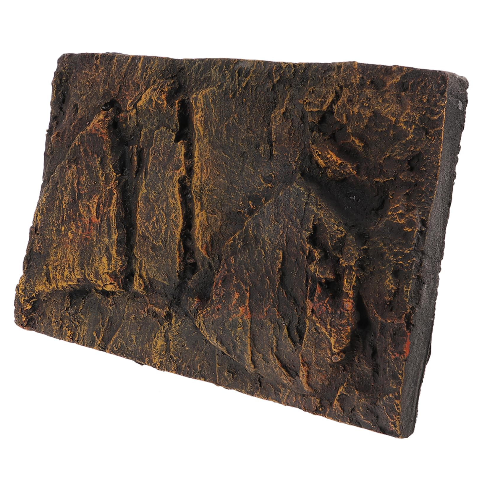 Milisten Lifelike Reptile Tank Background Board Durable PU Material for Stylish Terrarium Decoration Easy to Cut Fit for Reptile Tanks Wall Displays More