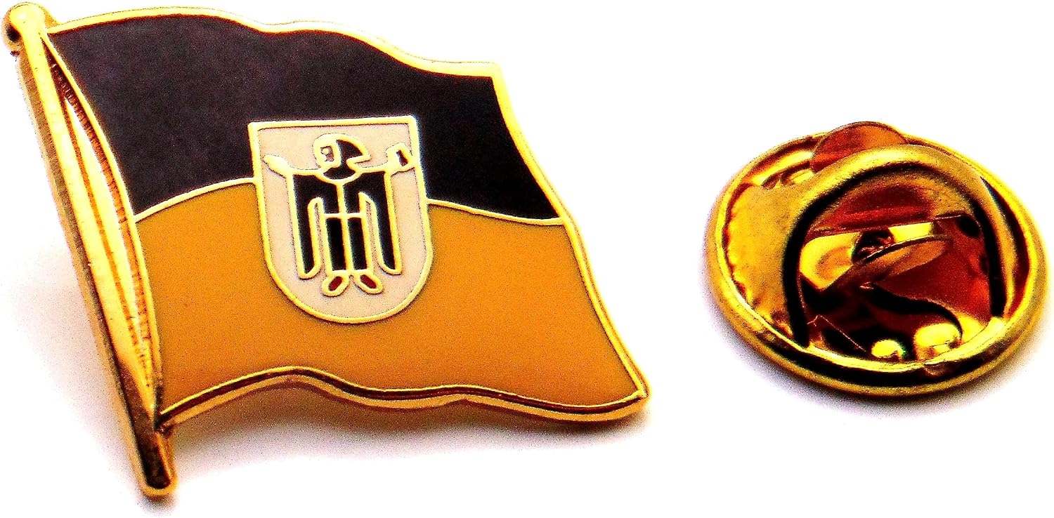 Akachafactory Pin Anstecker Türkei-Flagge: 2,4x1,7 Cm Mit Schmetterlingsverschluss, Wasser- & Lichtbeständig Durch Epoxidharz