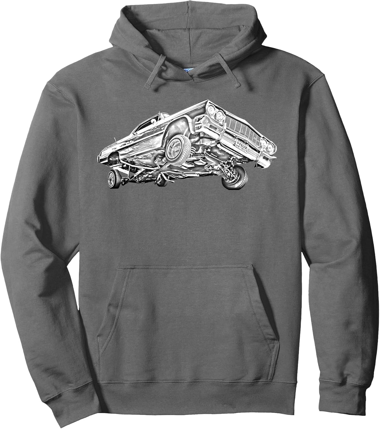 Lowrider 64 Impala 3 Wheel Pullover Hoodie Pullover Hoodie