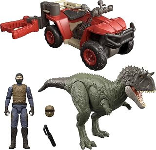 Mattel Jurassic World Capture Claw ATV Storytelling Pack,