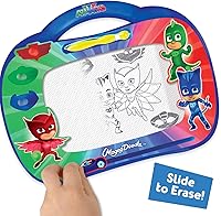 Vista 5 de Cra-Z-Art PJ Masks - Juguete Magnadoodle de viaje, rojo, azul, verde