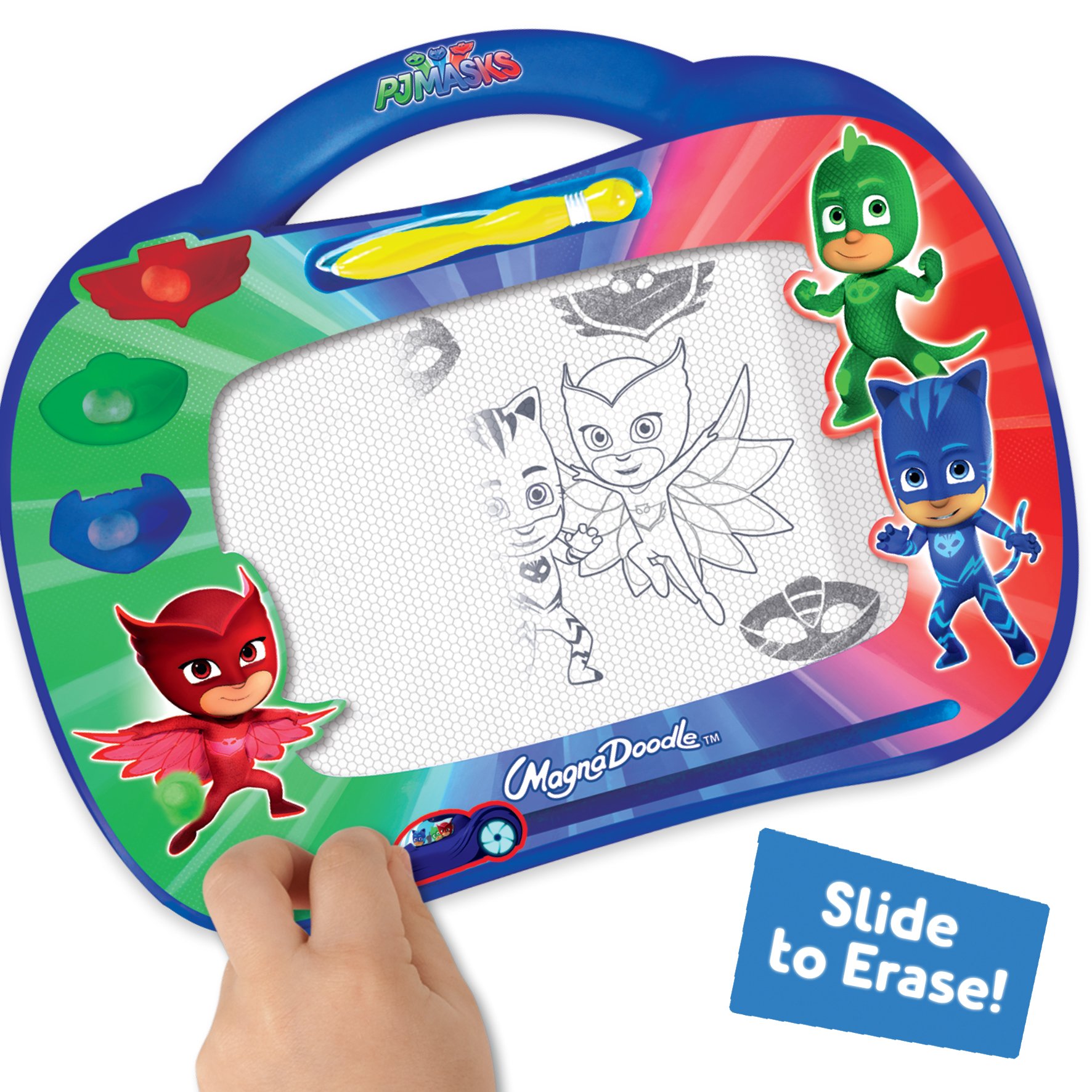 Amazon.com: Cra-Z-Art PJ Masks Travel Magnadoodle Toy, Red, Blue