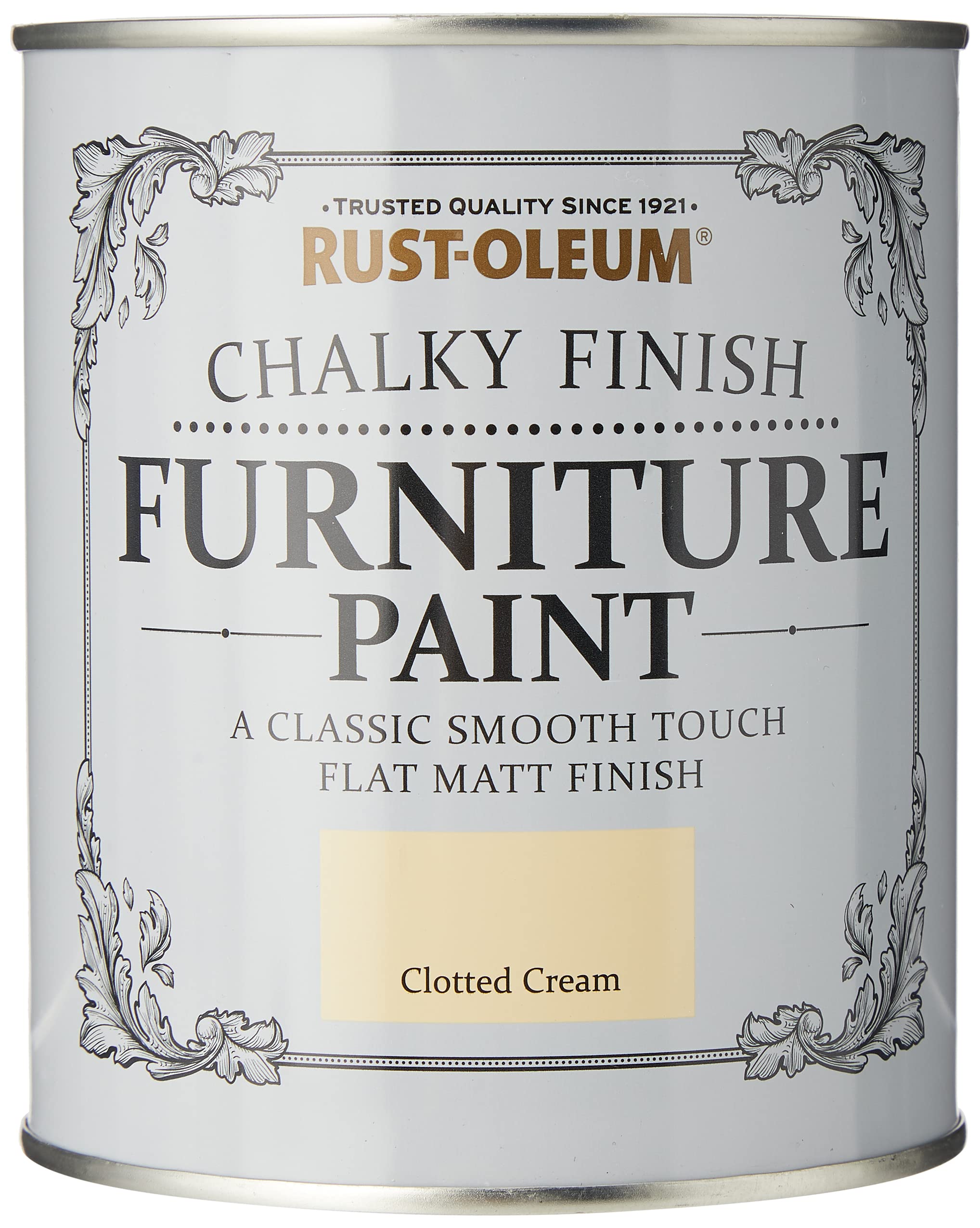 Rust-Oleum Chalky Finish Furniture Paint - Clotted Cream - 750ml by Rustoleum