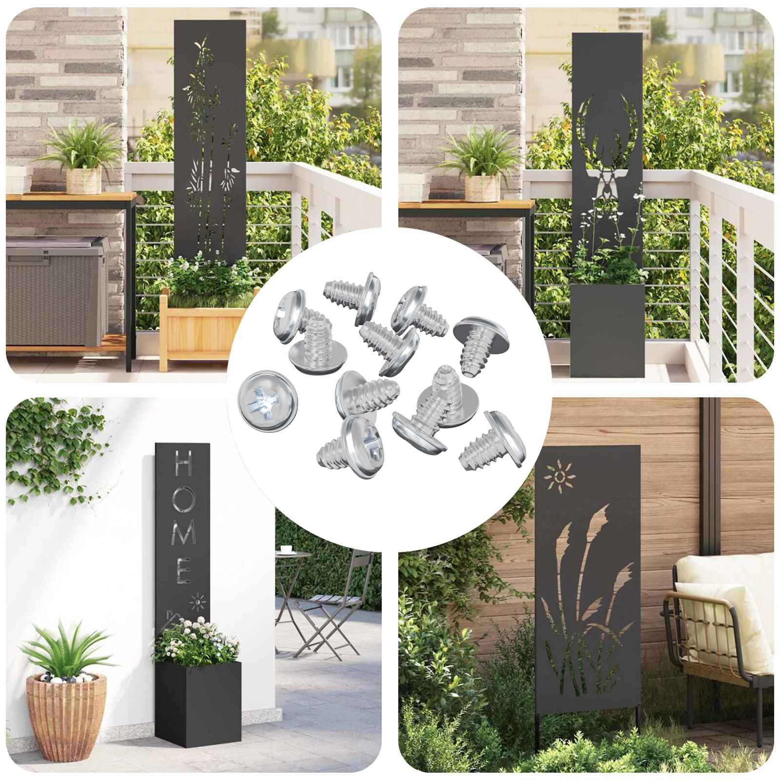 vidaXL Tornillos de Bloqueo 19149 pcs Plateado Hierro, Elegantes Tornillos Plateados, Herramientas de fijación, Accesorios Modernos para proyectos DIY y ensamblaje de Muebles