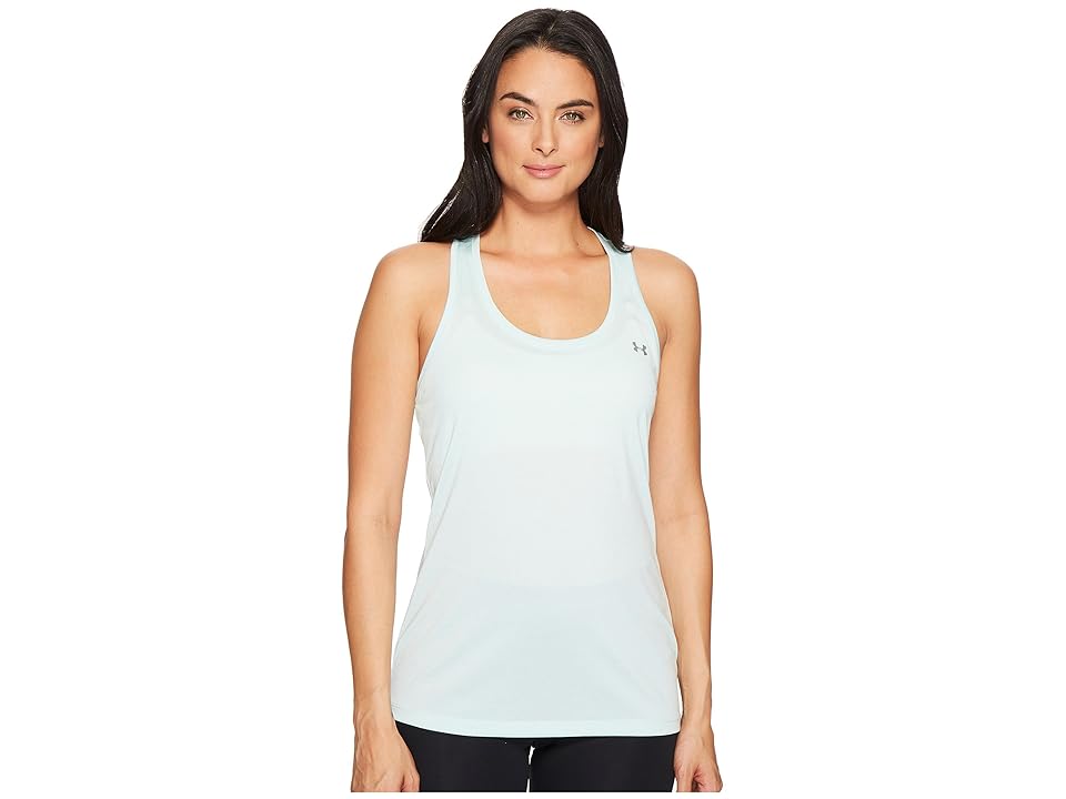 

Under Armour UA Techtm Tank Top - Twist (Refresh Mint/Metallic Silver) Women's Sleeveless, White
