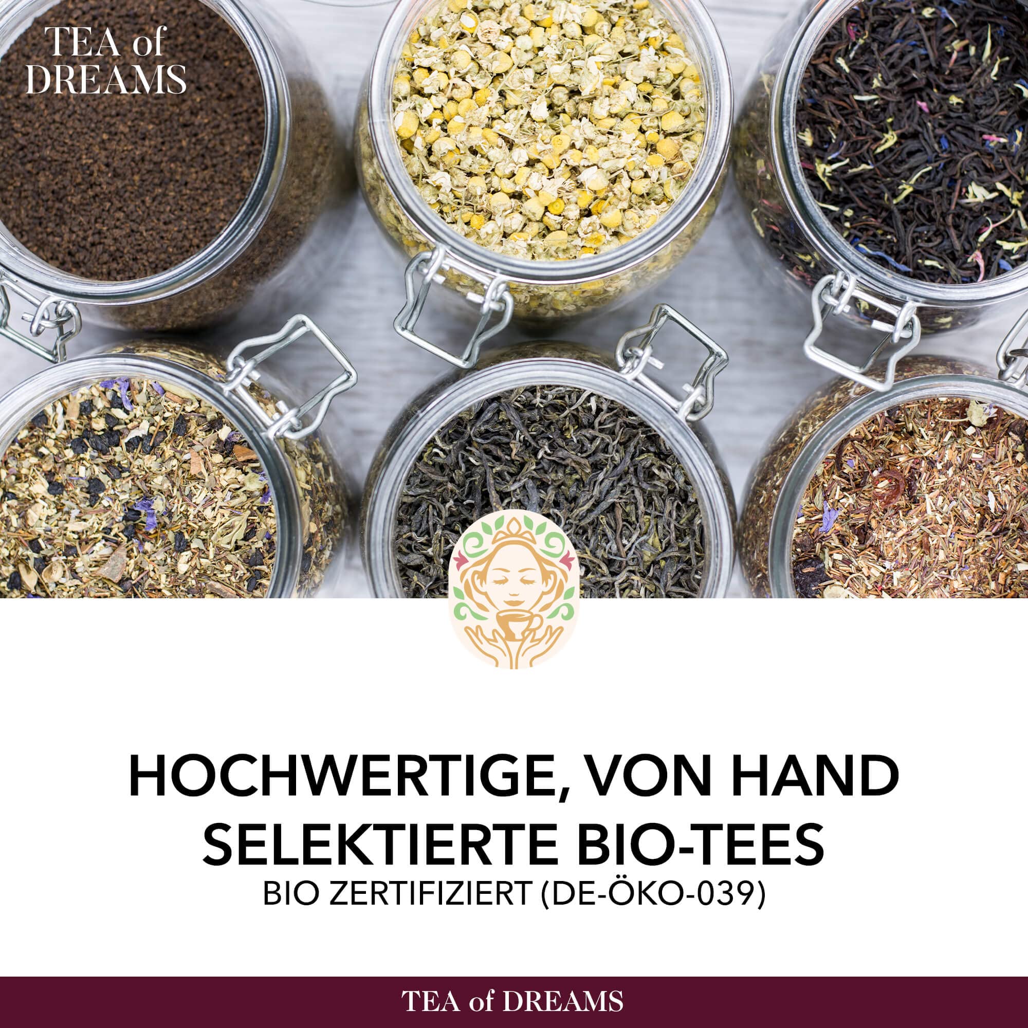 Rooibos Chai Thé bio - Thé aux herbes et épices à la cannelle, au gingembre et aux clous de girofle - 300 g