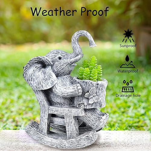 Miniatura 9 de Macetero de cabeza para plantas de interior, macetas de cara para exteriores, accesorios para plantas de exterior, macetas suculentas con agujero de