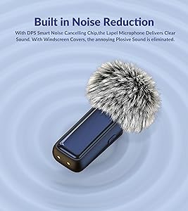 NPTCL Wireless USB Microphone for PC Laptop iPhone 16/15 Android Phone - Noise Canceling Lapel Lavalier Mic with 24H Charging Case for Video Recording Vlog TikTok Podcast Live Streaming (USB & USBC)