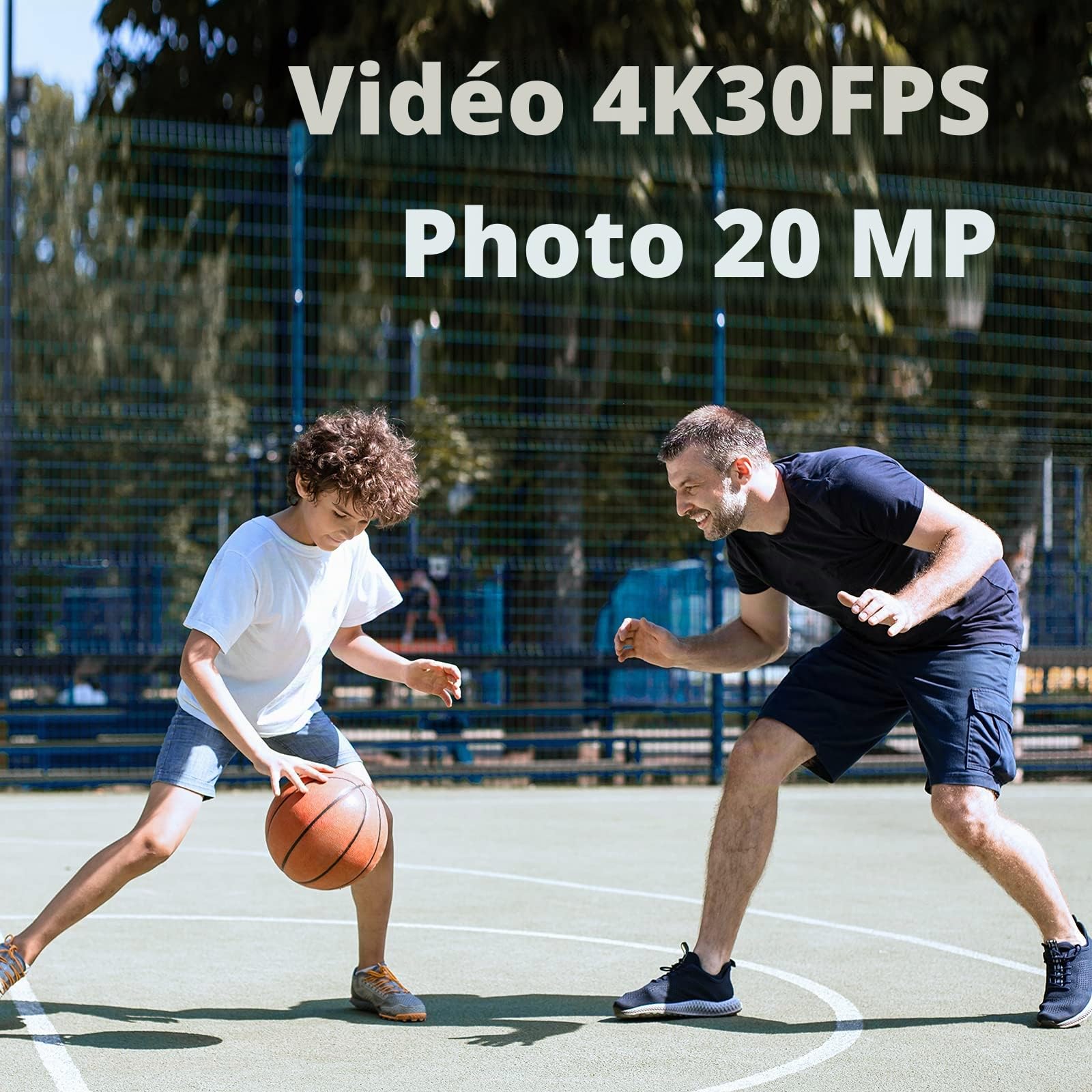 AKASO Caméra Sport 4K 20MP WiFi Action Caméra sous-Marine 40M Ultra HD Stabilisateur avec Écran Tactile Grand Angle Zoom 5X Télécommande 2 Batteries 1350 mAh Kit d'Accessoires - Brave 4 Pro