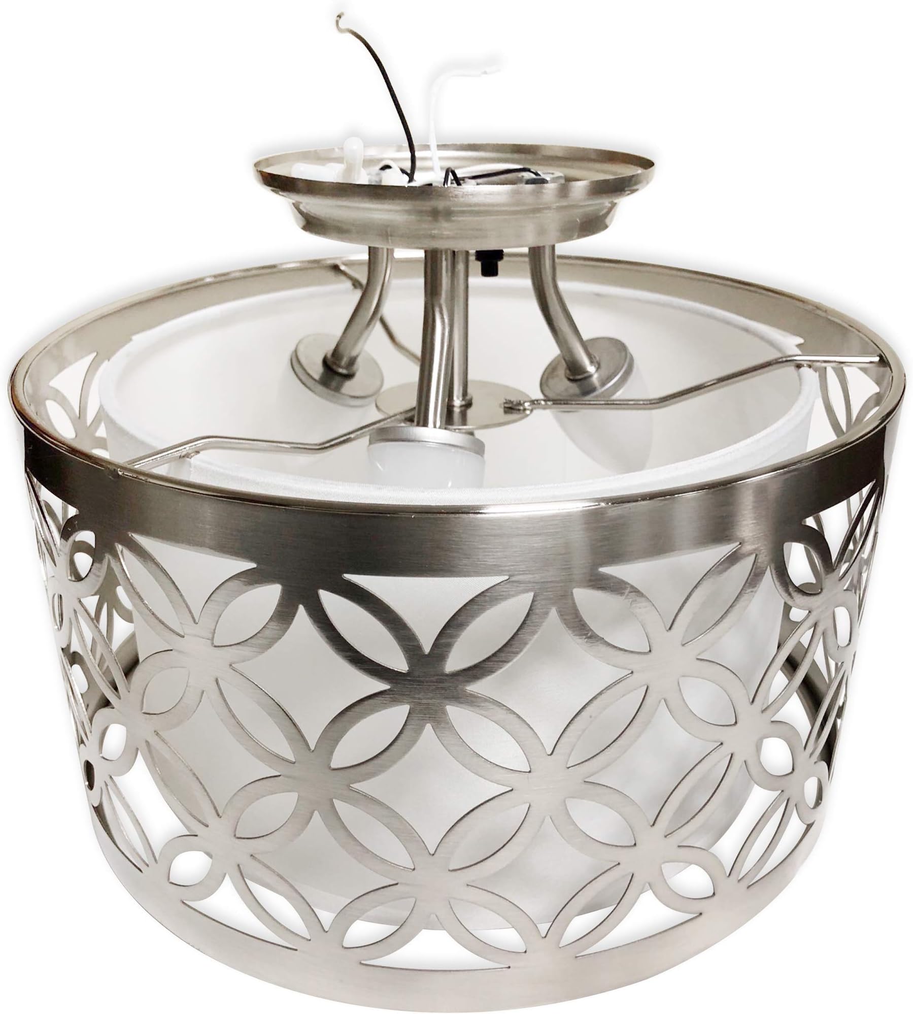 11" LED Dinette Light-with Brushed Nickel Shade