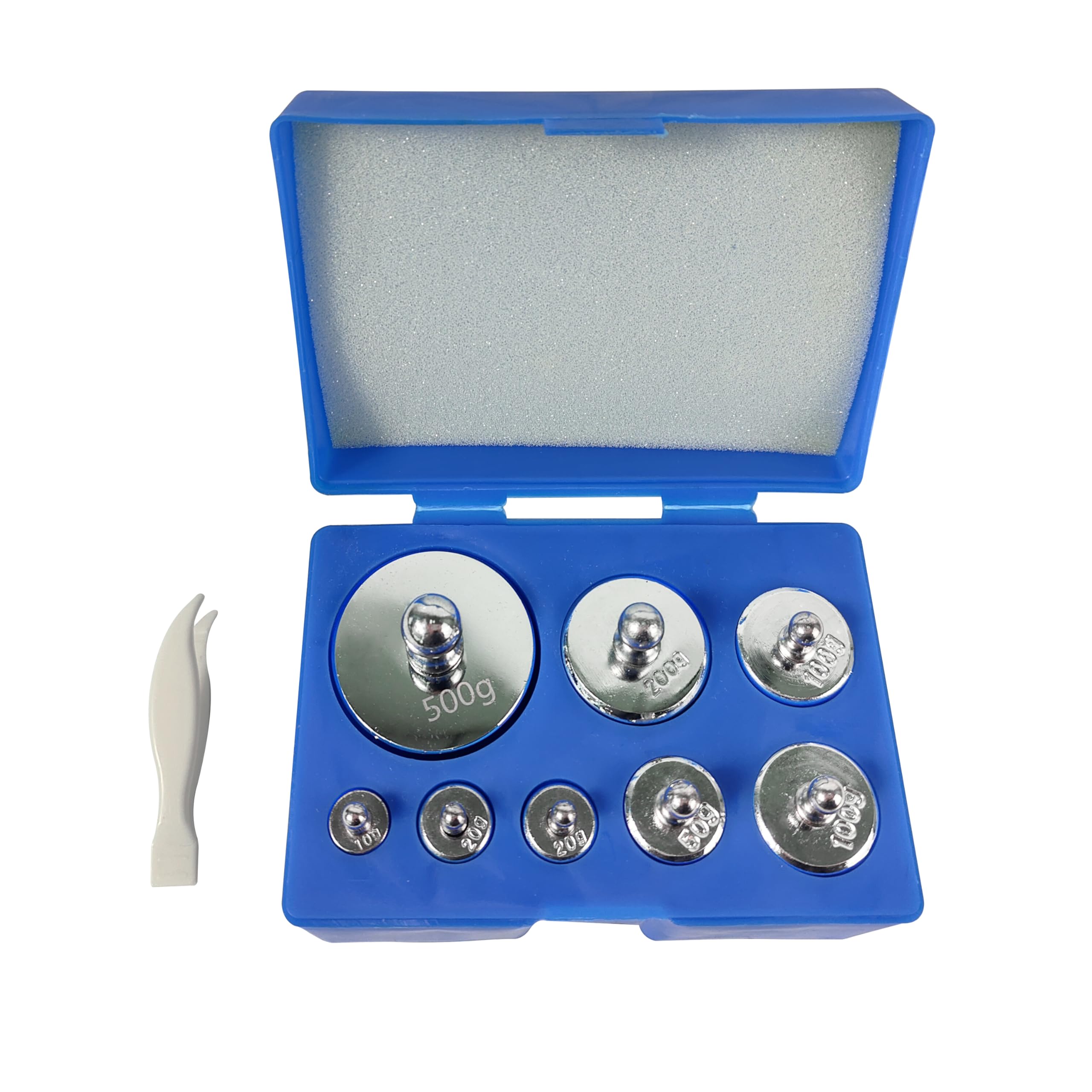 TEXALAN(R) Calibration Weight Set with Case and Tweezers M2 Class 10g, 20g, 50g, 100g, 200g, 500g-picture-28